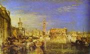 Bridge of Signs, Ducal Palace and Custom- House, Venice Canaletti Painting J.M.W. Turner